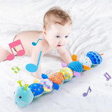 Musical Caterpillar for Baby, Soft Sensory Toy