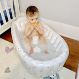 Inflatable Bathtub for Infants, Compact Travel Model