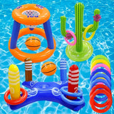 Inflatable Ring Toss Set, Ring Toss Game on a Cactus