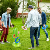 Inflatable Ring Toss Set, Ring Toss Game on a Cactus