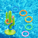 Inflatable Ring Toss Set, Ring Toss Game on a Cactus