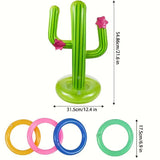 Inflatable Ring Toss Set, Ring Toss Game on a Cactus