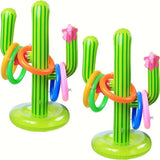Inflatable Ring Toss Set, Ring Toss Game on a Cactus