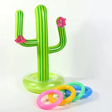 Inflatable Ring Toss Set, Ring Toss Game on a Cactus