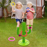 Inflatable Ring Toss Set, Ring Toss Game on a Cactus