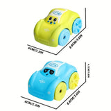 Wind-up Bath Toy Boat, Amphibious Vehicle for Land and Water