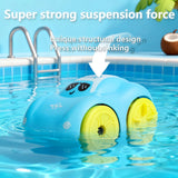 Wind-up Bath Toy Boat, Amphibious Vehicle for Land and Water