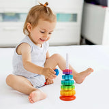 Rotating Assembly Tower, Colorful Building Blocks