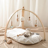 Play Arch for Infants, Wooden Frame with Hangings
