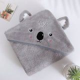 Baby bath cape, cute hooded towel