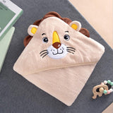 Baby bath cape, cute towel with hood