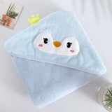 Baby bath cape, cute towel with hood