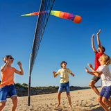 Throw and Catch Ball, Foam Toy with Rainbow Tail for Playground
