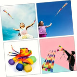 Throw and Catch Ball, Foam Toy with Rainbow Tail for Playground