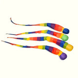 Throw and Catch Ball, Foam Toy with Rainbow Tail for Playground