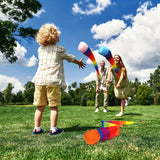 Throw and Catch Ball, Foam Toy with Rainbow Tail for Playgrounds