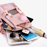 Large Capacity School Backpack, Stitch Bag