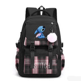 Large Capacity School Backpack, Stitch Bag