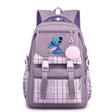 Large Capacity School Backpack, Stitch Bag