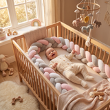 Braided Bed Bumper – Handmade, Decorative