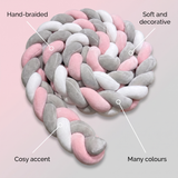 Braided Bed Bumper – Handmade, Decorative