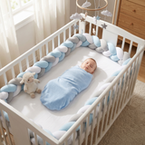Braided Bed Bumper – Handmade, Decorative