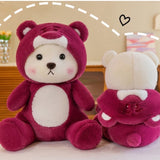 2 in 1 Plush Bear – Plush Toy and Pillow in One Item