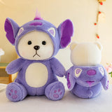 2 in 1 Plush Bear – Plush Toy and Pillow in One Item