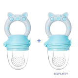 Baby Fruit Distributor, Silicone Teething Ring for Feeding