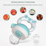 Baby Fruit Distributor, Silicone Teething Ring for Feeding
