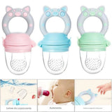 Baby Fruit Feeder, Silicone Teething Ring for Feeding