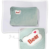 Rechargeable heating pad, plush, heats quickly and easy to use