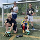 Football training aid, equipment for individual training