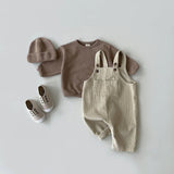 Corduroy Overalls for Infants, Unisex Cotton