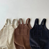 Corduroy Overalls for Infants, Unisex Cotton