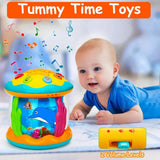 Montessori Tummy Time Projector, Ocean with Music