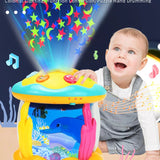 Montessori Tummy Time Projector, Ocean with Music