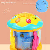 Montessori Tummy Time Projector, Ocean with Music