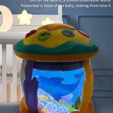 Montessori Tummy Time Projector, Ocean with Music