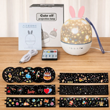 Galaxy Star Projector – Relaxing Night Light for Peaceful Sleep