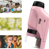 Portable Microscope, Educational Scientific Toy 60x–120x