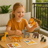 3D Cartoon Puzzle, Construction Toy for Kids