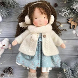 Handmade Waldorf Doll with Accessories – Soft Cotton Doll