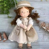 Handmade Waldorf Doll with Accessories – Soft Cotton Doll
