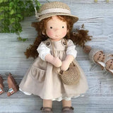 Handmade Waldorf Doll with Accessories – Soft Cotton Doll