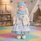 Handmade Cotton Waldorf Doll – Soft Doll for Play