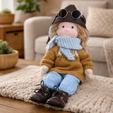 Handmade Cotton Waldorf Doll – Soft Doll for Play
