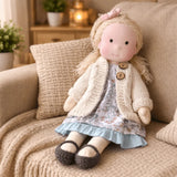 Handmade Cotton Waldorf Doll – Soft Doll for Play