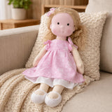 Handmade Cotton Waldorf Doll – Soft Doll for Play