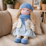 Handmade Cotton Waldorf Doll – Soft Doll for Play